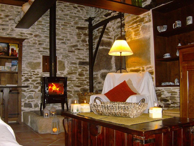 Maison d'hôtes Os Tres Teixos à San Acisclo Chambre photo